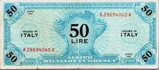 Italy lire 1943 - 50, pick