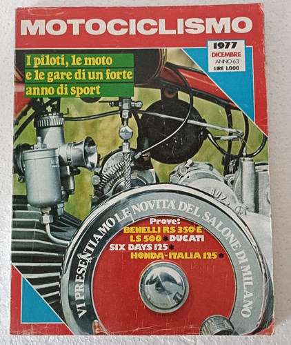 Motociclismo 1977 benelli - motociclismo,