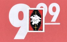 Adesivo Vintage Sticker Aufkleber Autocollant 157° BATTAGLIONE 2° COMPAGNIA