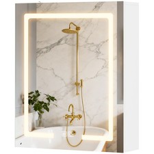 HOMCOM Mobile Specchiera Bagno