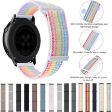 Cinturino sportivo nylon 22 mm per Samsung Galaxy Watch3 45 mm Huawei GT2 46 mm orologio