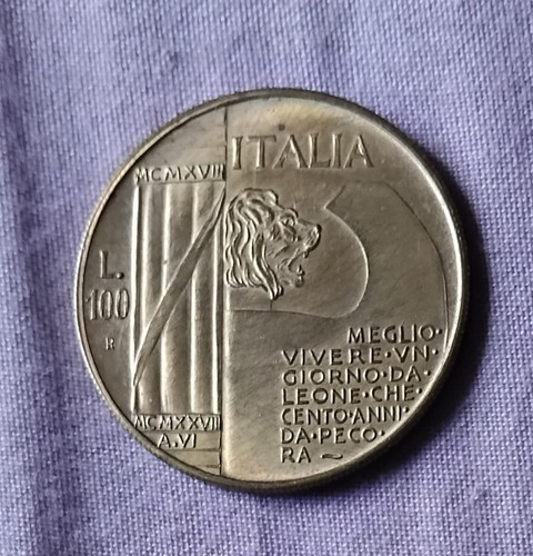 Moneta medaglia 100 lire - medaglia,