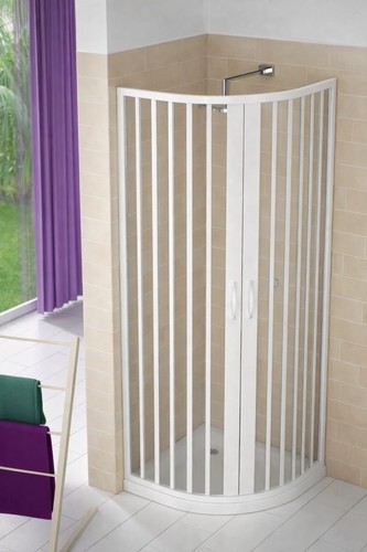 Box doccia pvc semicircolare - doccia,