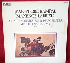 RAMPAL LARRIEU NABESHIMA QUATRE SONATES JAP 1975 DENON OX-7006-N RARE STEREO LP