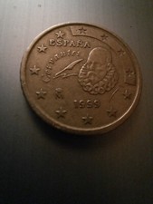 1999 spain cent euro coin - spain,