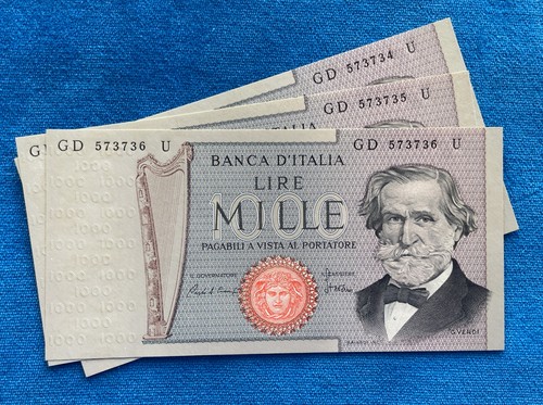 Rep ita lotto tre - rep., banconote