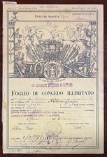 FOGLIO DI CONGEDO ILLIMITATO
