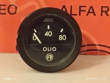 ALFA ROMEO STRUMENTO MANOMETRO PRESSIONE OLIO VEGLIA BORLETTI USATO