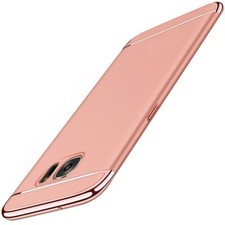 Custodia cellulare custodia protettiva per Samsung Galaxy J5 2017 bumper 3 in 1 cover oro rosa