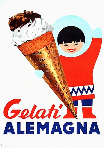 Gelati alemagna poster - gelati,
