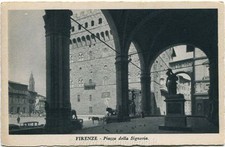 Early 1900 Florence Piazza