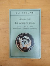Libro Sapienza Greca di