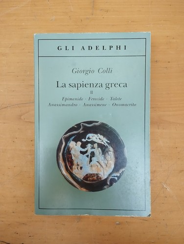 Libro sapienza greca - libro, di