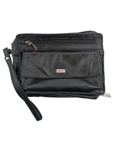 Pochette uomo nera pelle da - nera, in