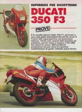 advertising Pubblicità-MOTO DUCATI 350-F3 1986  MOTOGP MOTOITALIANE SUPERBIKE