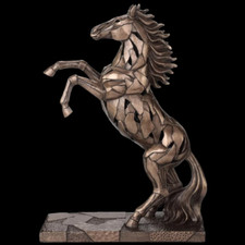CAVALLO CON CERCHI RIALZATI
