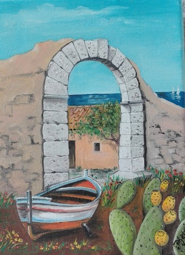 Quadro dipinto olio tela - quadro,
