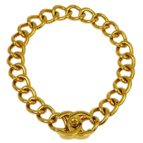 Chanel turnlock gold - chanel,
