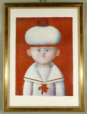 PRL) ANTONIO BUENO ARTE ART QUADRO RITRATTO MARINAIO COLLEZIONE MARINARETTO NAVY