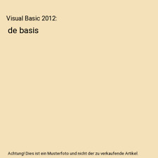 Visual Basic 2012: de basis, André Obelink