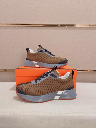 Hermès sneakers uomo marrone - hermès,