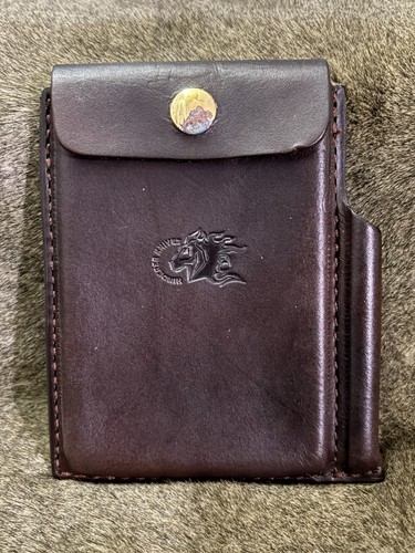 Rare hinderer knives leather - rare,