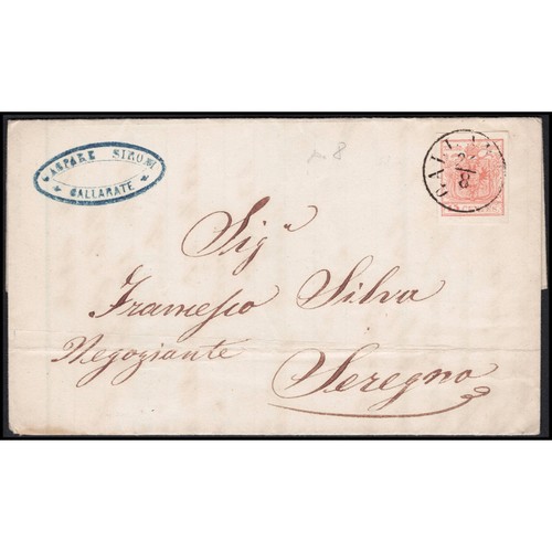Sp881 1858 lettera da - 1858,