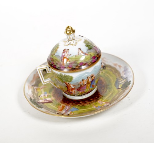 Tazza piattino cioccolato - e,