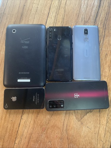 Lot mixed smartphones - lot,