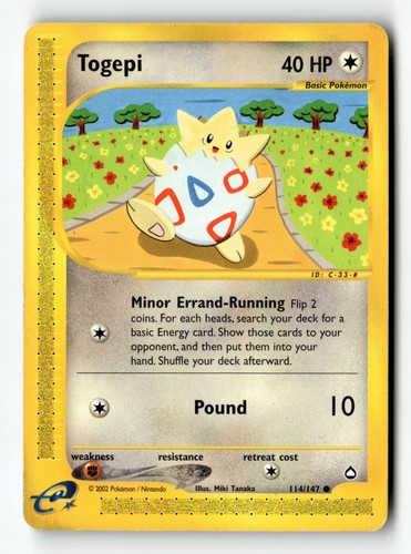 Pokemon card togepi - pokemon,