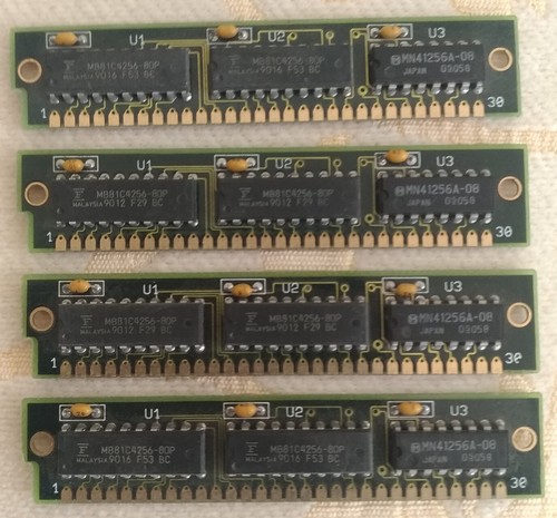 Memoria simm 30pin 256 - 256, kb