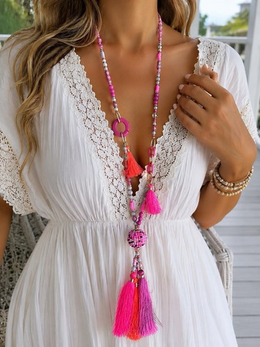 Collana boho donna catenina