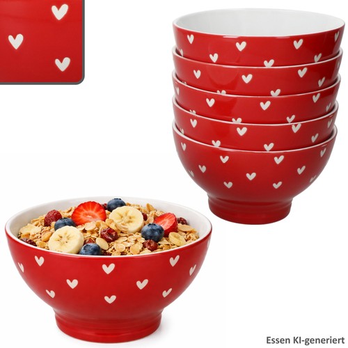 Set ciotole cereali love - set,