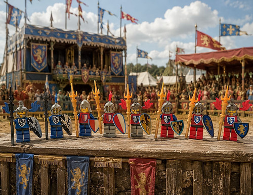 Medieval minifigure knight - medieval,