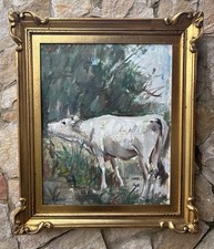 Quadro -Paesaggio Con Toro-
