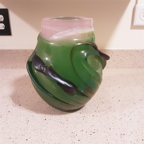 Vaso vetro artistico - vaso,