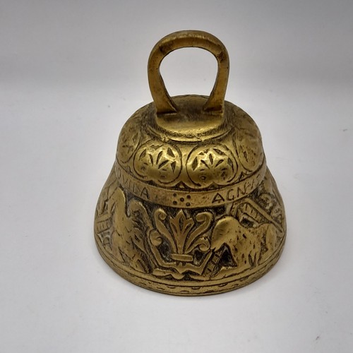 Small old vintage solid brass - old,