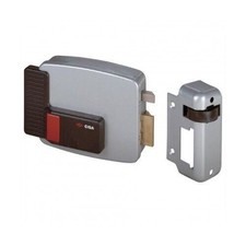 SERRATURA CISA DX 50 ELETTRICA X CANCELLI CON PULSANTE 11731 ENT. 50 MM DESTRA