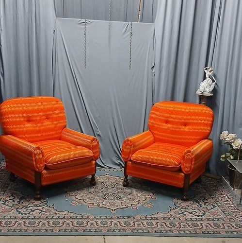 Coppia poltrone arancioni - , a