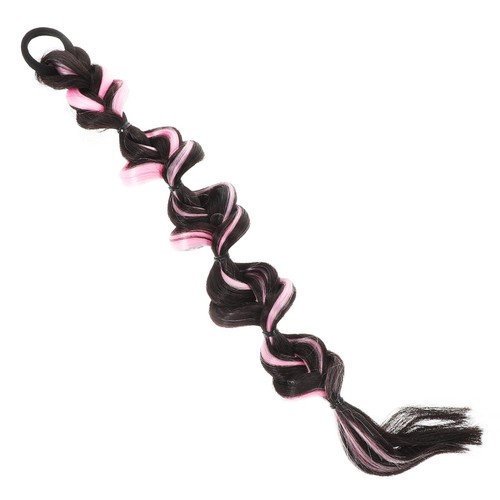 Parrucca con treccia semi - con,