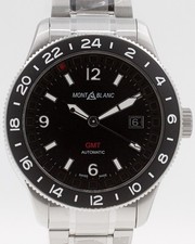 Montblanc 1858 GMT Automatic Date nuovo con scatola e documenti orologio 129615