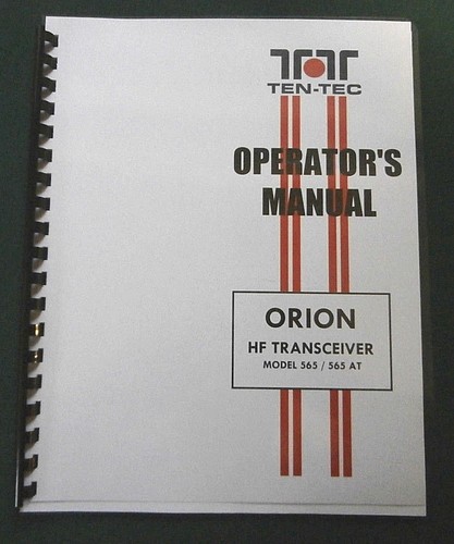 Ten tec orion 565 manuale - orion, di