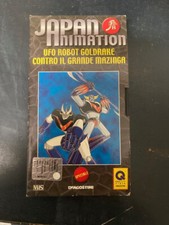 VHS - UFO ROBOT GOLDRAKE CONTRO IL GRANDE MAZINGA - JAPAN ANIMATION  DE AGOSTINI