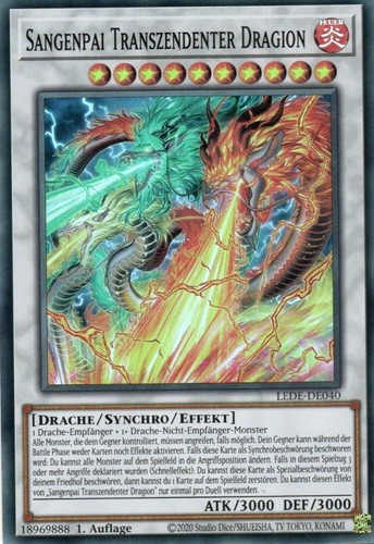 Yugioh sangenpai drago - yugioh, 1x