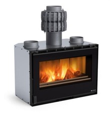 Inserto camino caminetto a legna ventilato NORDICA 80 PRS Crystal 8,3 kW