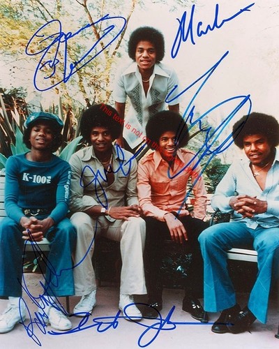 Jackson autografo firmato - 5,