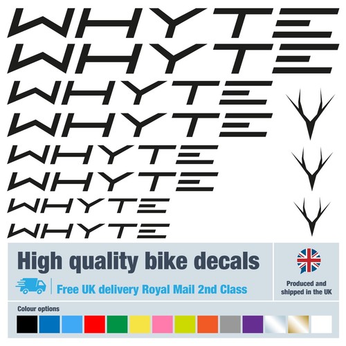 Adesivi bici whyte nuovi - bici,