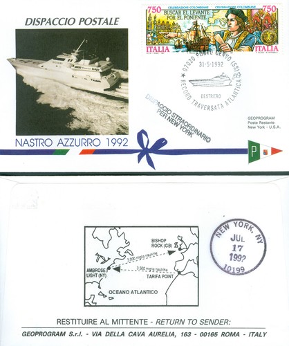 1992 attraversata atlantica - 1992,