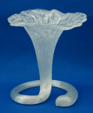 Fulvio Bianconi per Venini MURANO Vaso a cornucopia vetro Art DECO 1900 XX