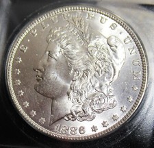 Dollaro Morgan 1886. ICG MS65